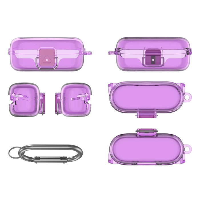 Transparent Case For Sony Wf-C510 Tpu Protective Skin Case Anti-Fall Dust Charging Ear Case Shockproof Earphone Earphone Case