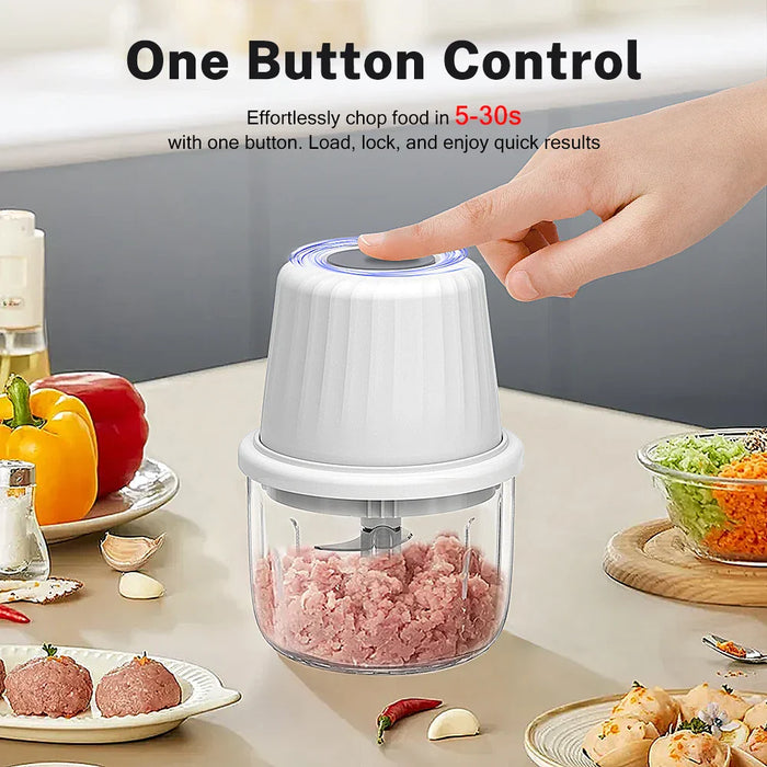 250Ml / 400Ml Wireless Electric Garlic Crusher & Chopper