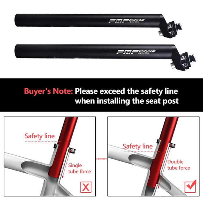 Aluminum Mtb Bike Seatpost 25.4 31.6mm