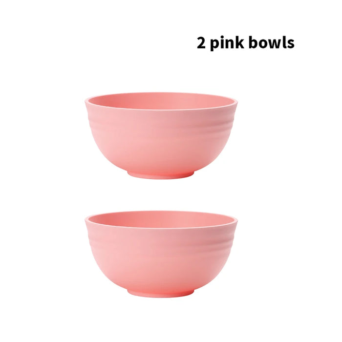 2 / 4 / 8 Piece Reusable Bowl For Home Dorm Camping Rv Hotel