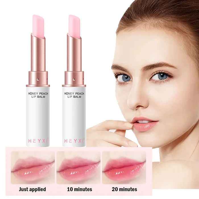Hydrating Peach Lip Balm Trio For Nourished Lips