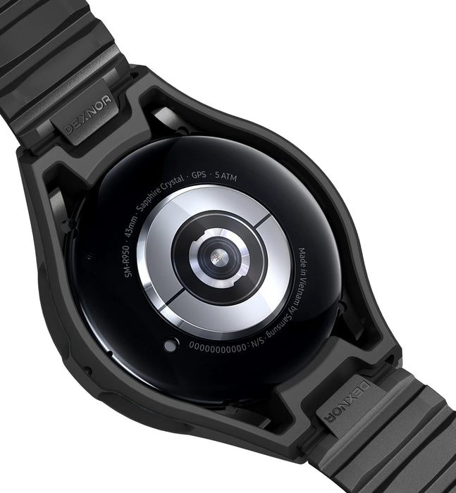 For Samsung Galaxy Watch 6 Classic 43Mm Adjustable Watch Band Rugged Grade Shockproof Uni-Body Design Case Sports Band