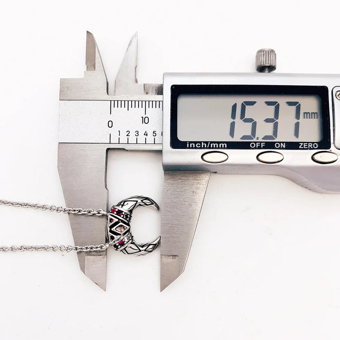 925 Sterling Silver Bohemia Tiger Tooth Necklace Link Chain For Women