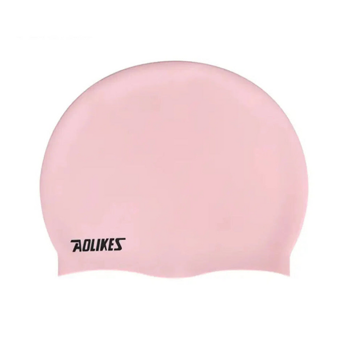 Non Slip Silicone Swim Cap Waterproof Wrinkle Free Men & Women