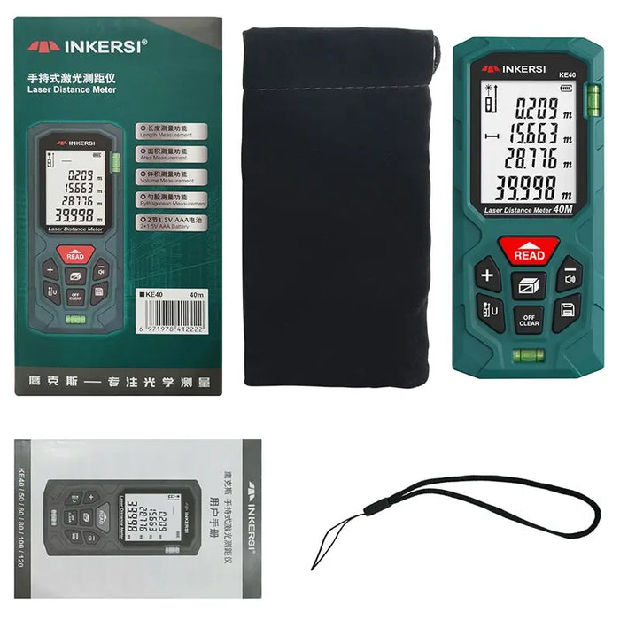 40m/70m/120m Laser Distance Meter High Precision