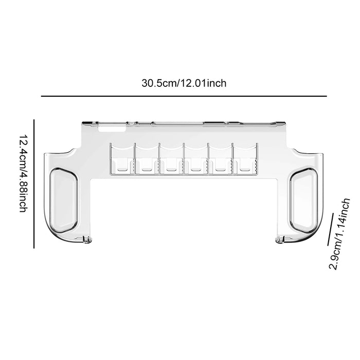 For Switch 2 Clear Pc Case Protective Case Cover Frame Clear Protector Anti-Scratch Protection Sleeve For Switch 2 Game Console