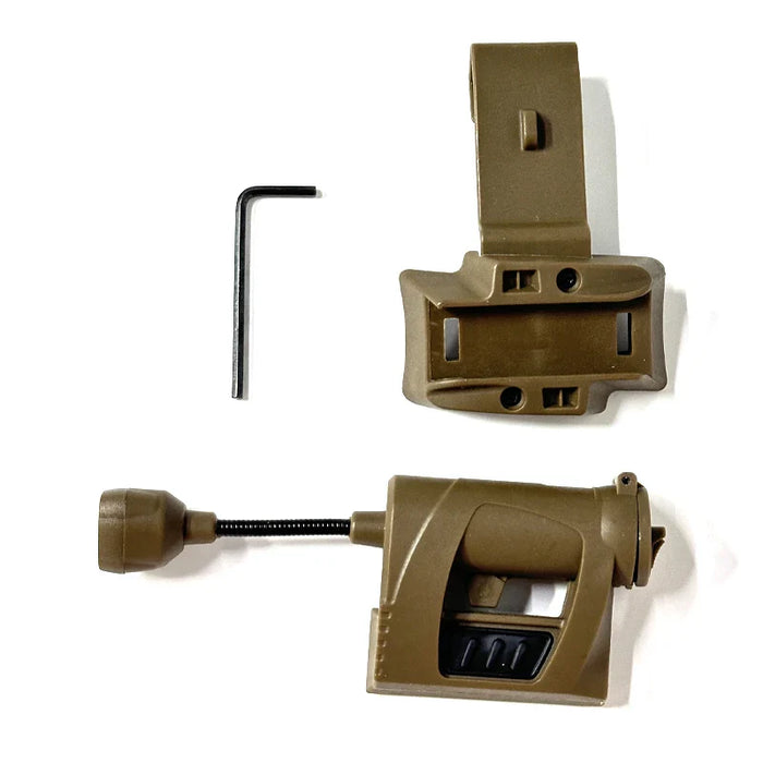 4 Mode Tactical Helmet Light With Ir Laser