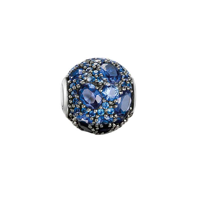 925 Sterling Silver Deep Ocean Bead Charm For Women Romantic Gift Karma Jewelry