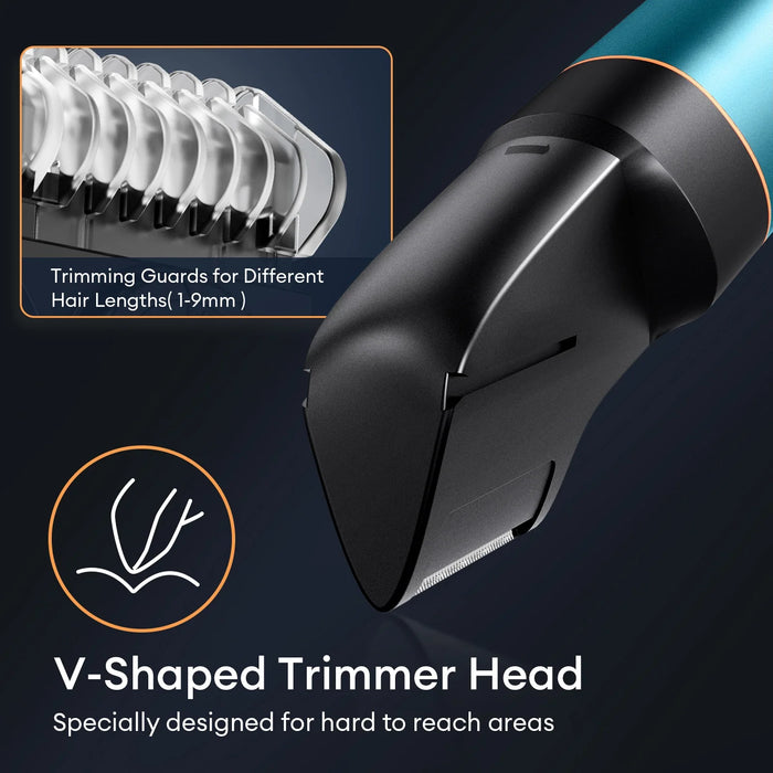3-In-1 Electric Hair Trimmer For Men Waterproof Hair Clipper For Barber
