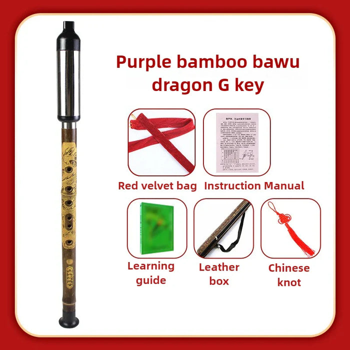 Traditional Chinese Bawu Flute For Children Portable & Beginner Friendly