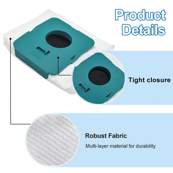12 Pieces Vca-Adb952 Dust Bag Accessory For Samsung Vs20 Series Vacuum Cleaner Dust Bag
