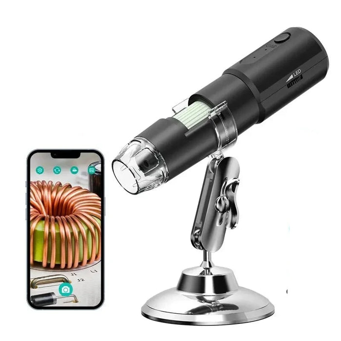 Flexible Stand Wifi Microscope 50x 1000x Magnification