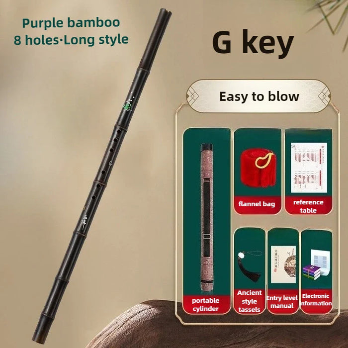 8 Hole Chinese Bamboo Flute For Beginners