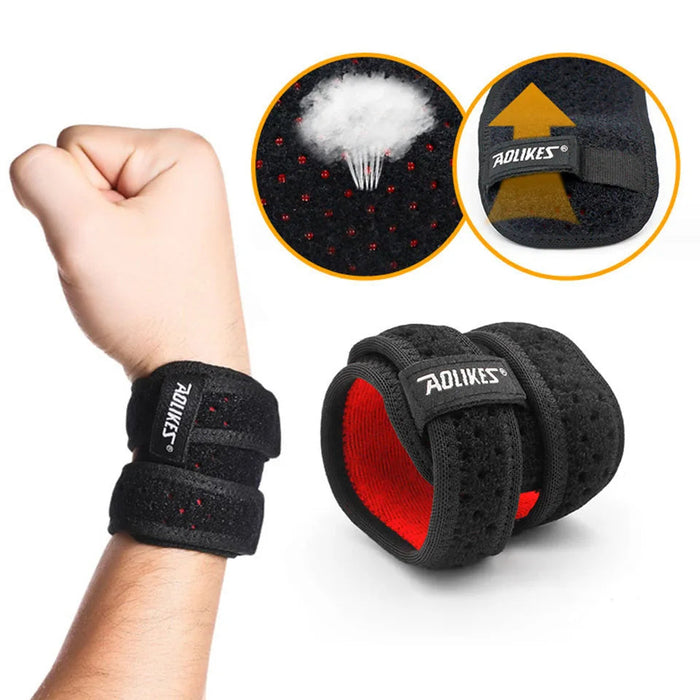 Adjustable Wrist Brace For Gym Basketball Tennis Weightlifting Carpal Tunnel Support