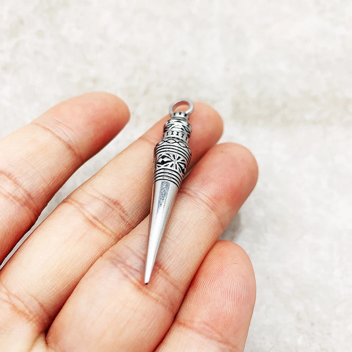 925 Sterling Silver Mystical Cone Pendant Jewelry For Women & Men
