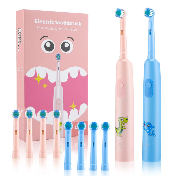 Kids Electric Rotating Toothbrush With Soft Bristles