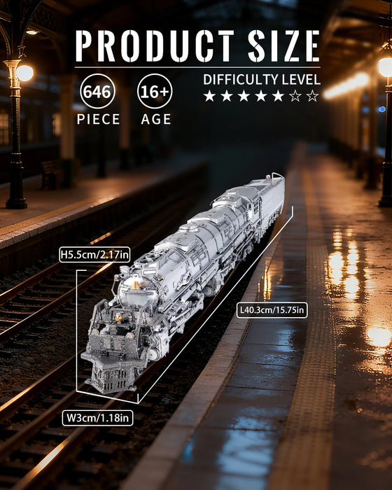 3D Metal Locomotive Puzzle For Adults