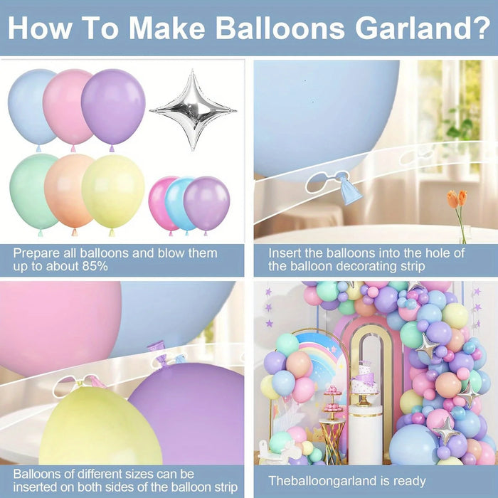 148Pcs Unicorn Balloon Arch Flower Ring Set For Wedding Shower Unicorn Birthday Party Decoration