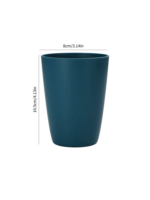2 / 4 / 6 Piece Reusable Dark Blue Plastic Cups Ideal For Home Kitchen Picnic Camping And More