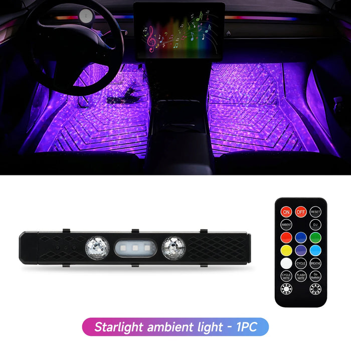 Wireless Usb Car Star Light Interior Decorative Atmosphere Lamp