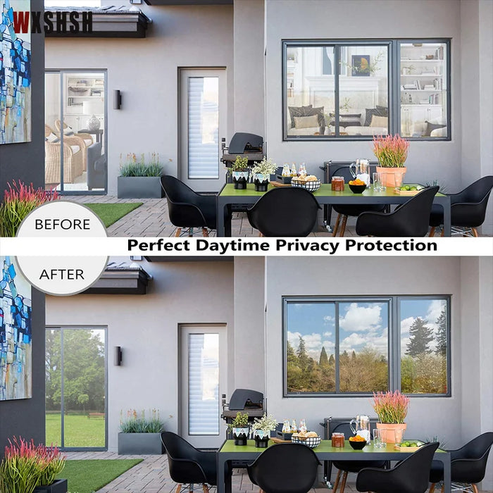 Uv-Proof One Way Mirror Film - Silver