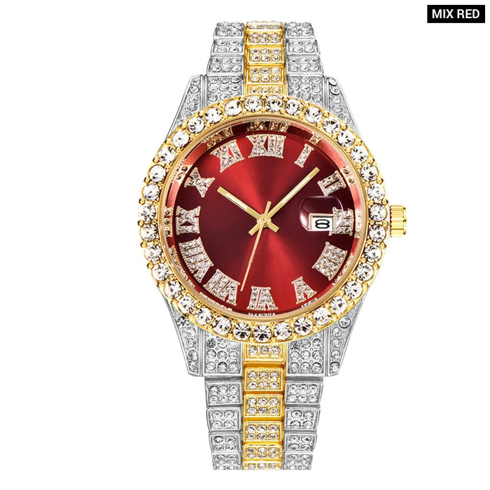 Stainless Steel Mens Quartz Watch Date