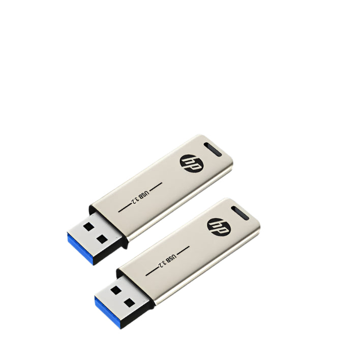 HP High Speed Usb3.2 Flash Drive 32gb To 256gb Capacity Metal Design For Pc Office Mobile