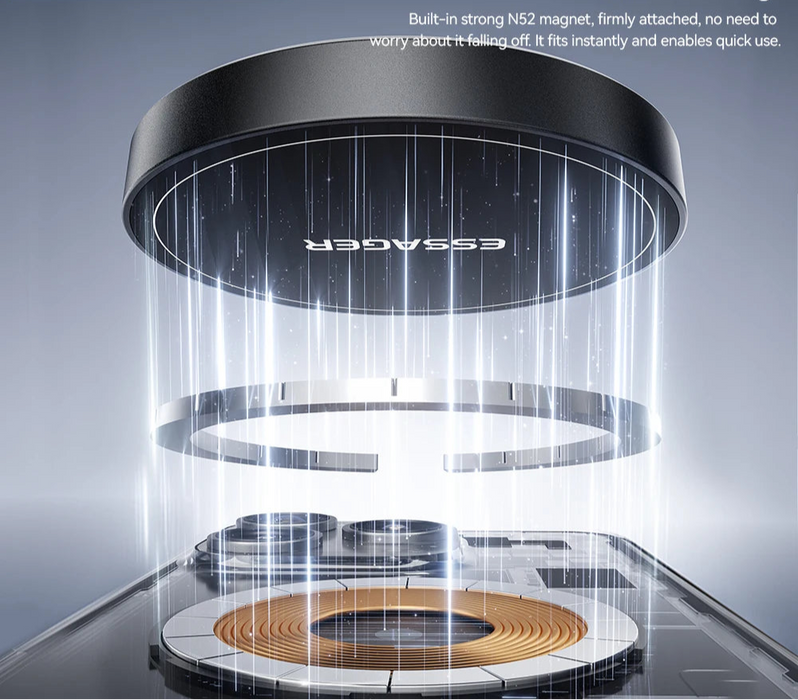 2-In-1 Magnetic Wireless Charger 15W With Holder Portable Fast Charging For Iphone 16 15 14 Pro Max Iwatch Huawei Xiaomi