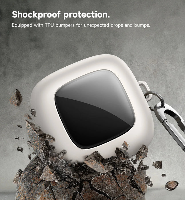 For Beats Powerbeats Pro Earbuds Full-Bodydrop Protection Case With Magnetic Lid Lock & Carabiner