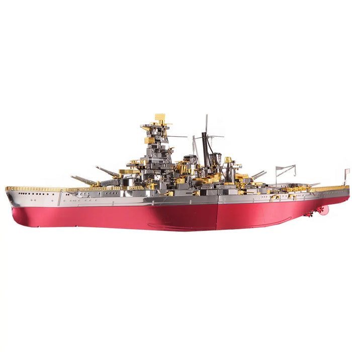Diy 3D Metal Puzzle Model Kit Kongou Battleship Perfect Gift For Adults