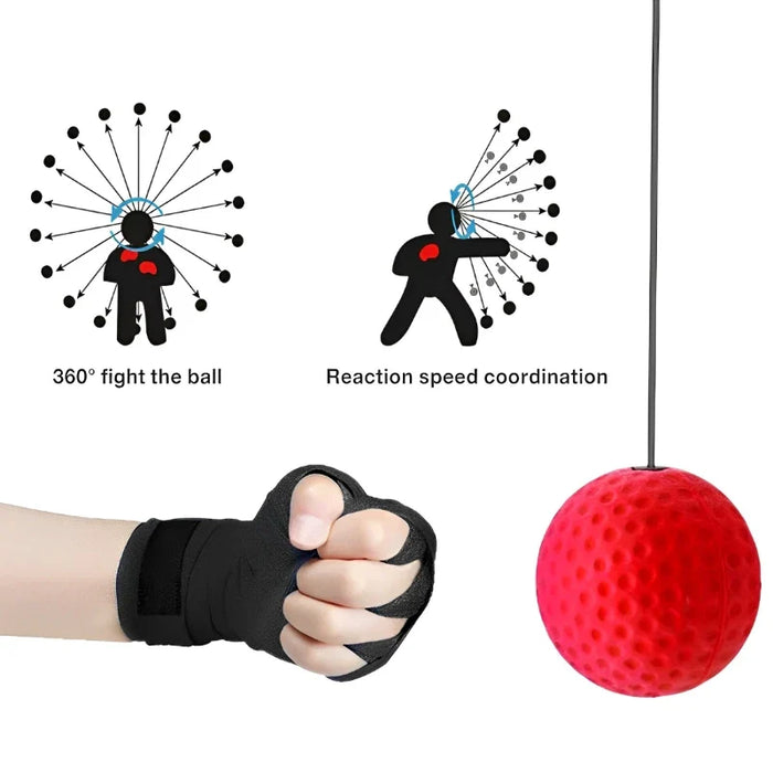 Head Mounted Speed Ball For Mma And Boxing Training