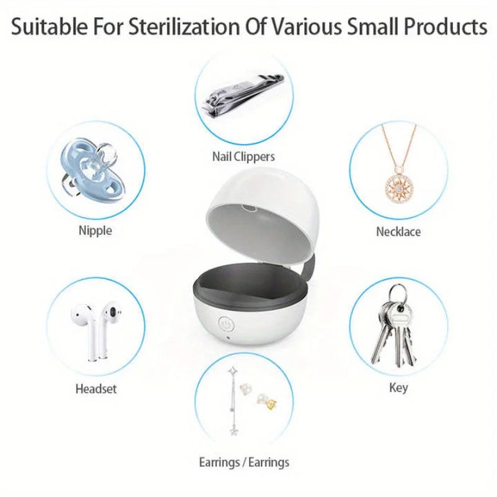 Travel Pacifier Disinfection Box Rechargeable & Portable