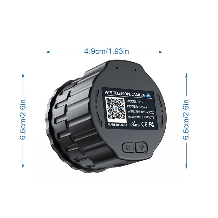 2K 4Mp Mirror Camera Wifi Electronic Optical Eyepiece Telescope Camera 25Mm-50Mm Optical Telescopes Camera For Astrophotography