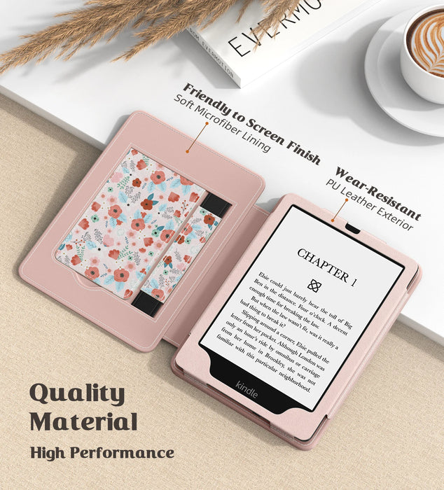 For 7 Inch / 6.8 Inch Kindle Paperwhite 12Th / 11Th Gen-2024 / 2021 And Kindle Coloursoft Signature Edition Slim Pu Shell Case