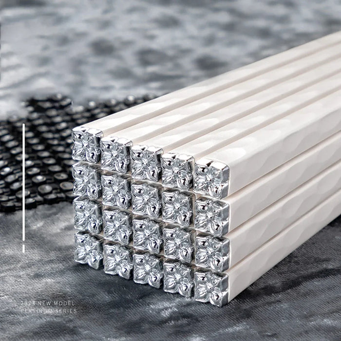 5 Pairs Reusable Chopsticks Set For Sushi And Korean Cuisine