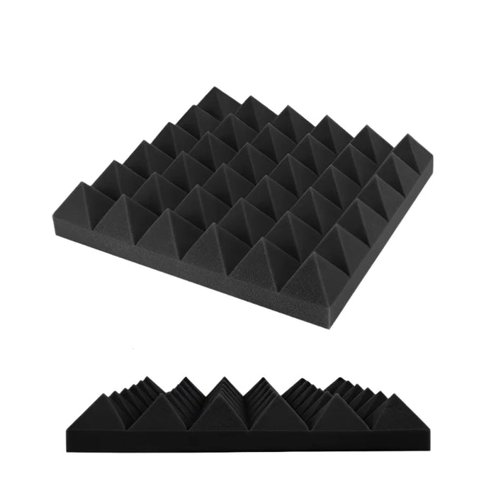 12 Pieces Soundproof Wall Panels For Ktv Room Studio Acoustic Foam Treatment