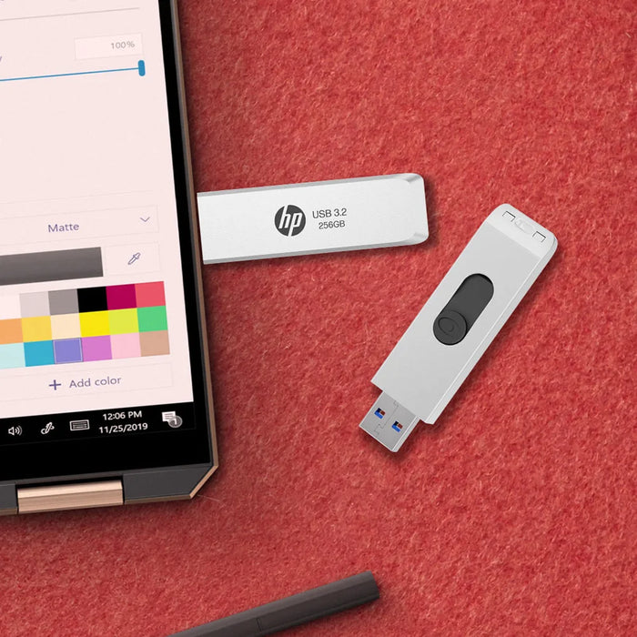 HP High Speed Usb3.2 Flash Drive 256gb 128gb 64gb 32gb Metal Pen Drive For Creative Car Music