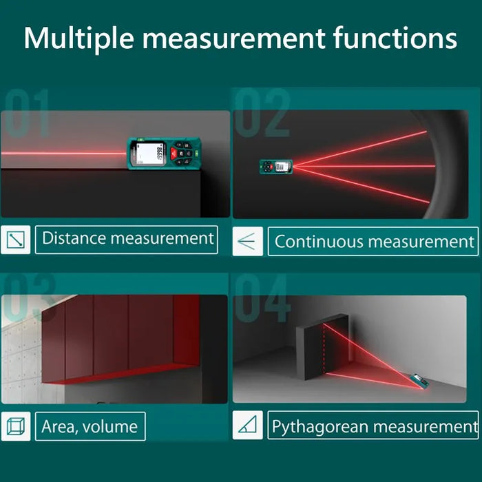 40m/70m/120m Laser Distance Meter High Precision