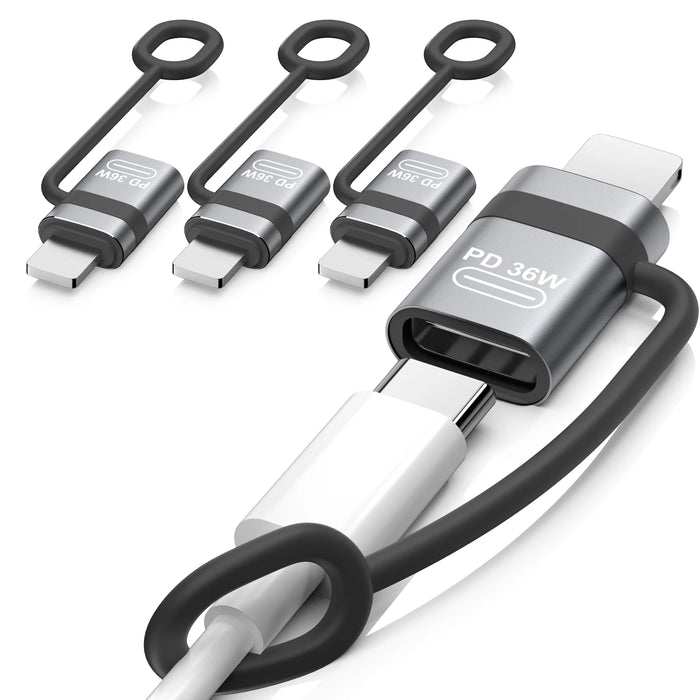 For Iphone 14 Usb C To Lightning Adapter With 36W Pd Fast Charging Not For Audio / Otg Usb-C Female To Lightning Male Adapter