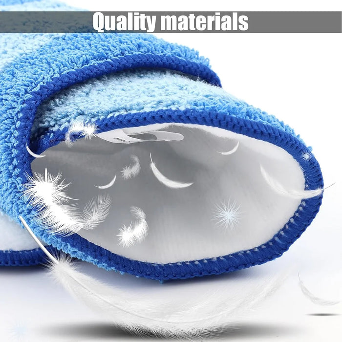 6 Pieces Mop Pads For Bona Washable Microfiber Floor Cleaner Cleaning Pad Reusable Mop Pads Hardwood And Multi-Surface