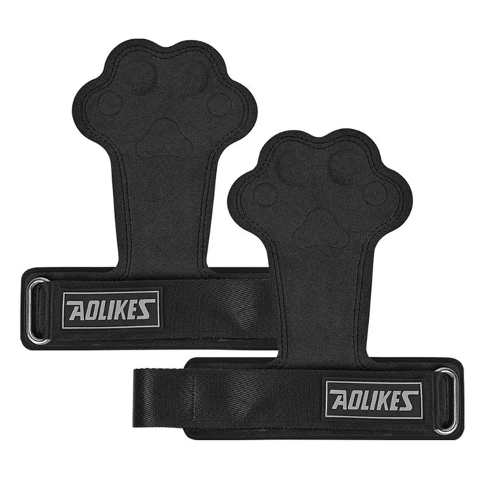 Anti Skid Gym Gloves For Pull Ups & Lifting Palm Protection & Support