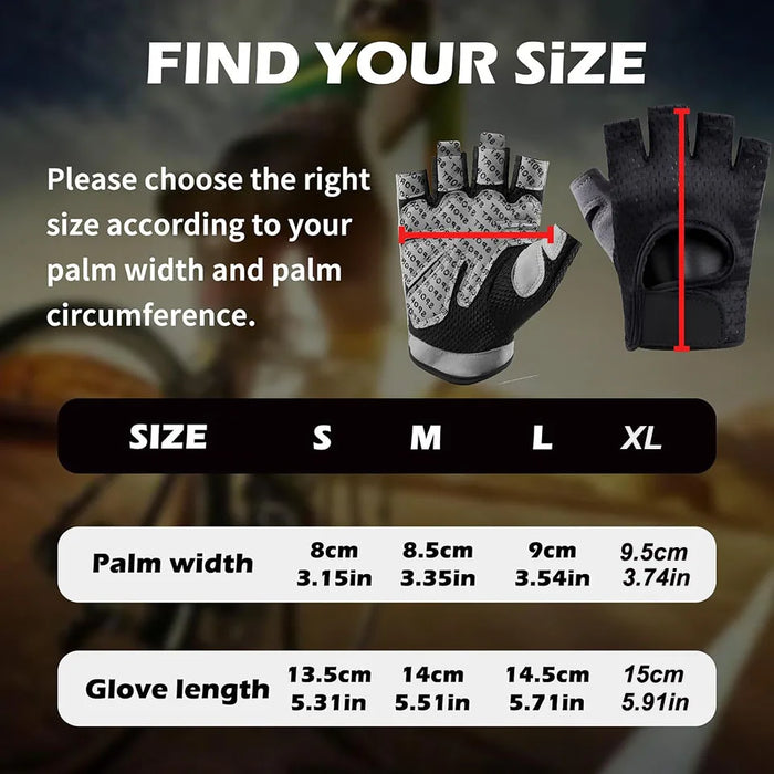 Full Palm Protection Weight Lifting Gloves Breathable & Lightweight For Gym And Cycling Men & Women