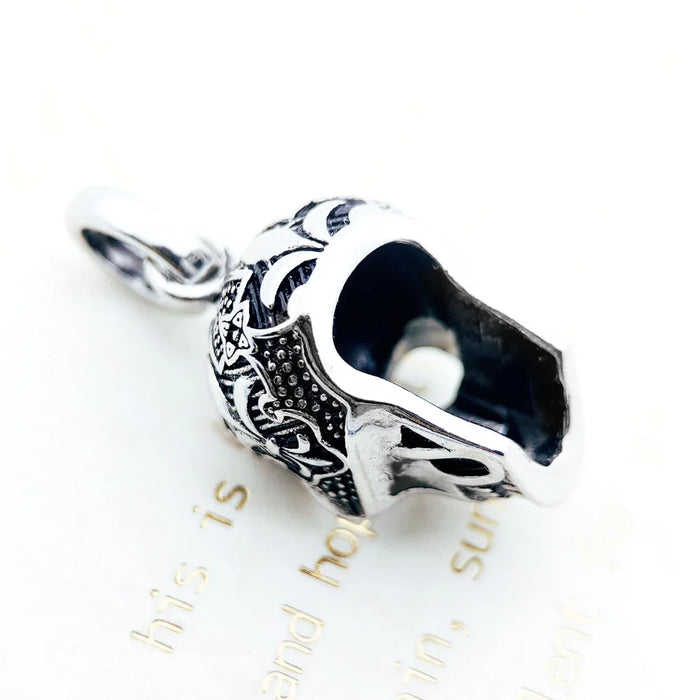 925 Sterling Silver Skull Skeleton Pendant Winter Fashion Jewelry For Men & Women