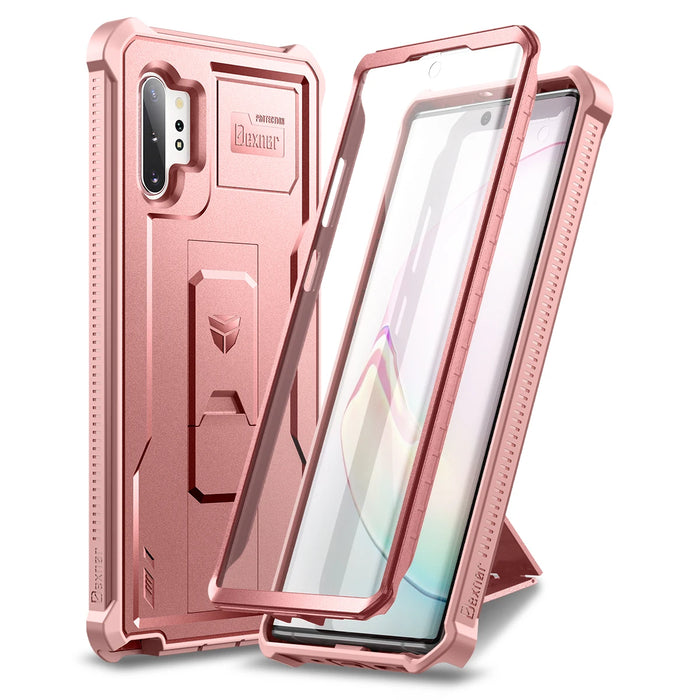 For Samsung Galaxy Note10 Plus Full Body Bumper Military Grade Armor Shockproof Holder Case With Built In Screen Protector