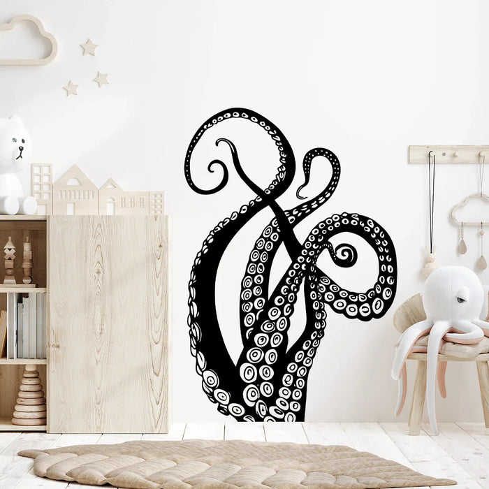 Whimsical Octopus Wall Decals For Home Decor