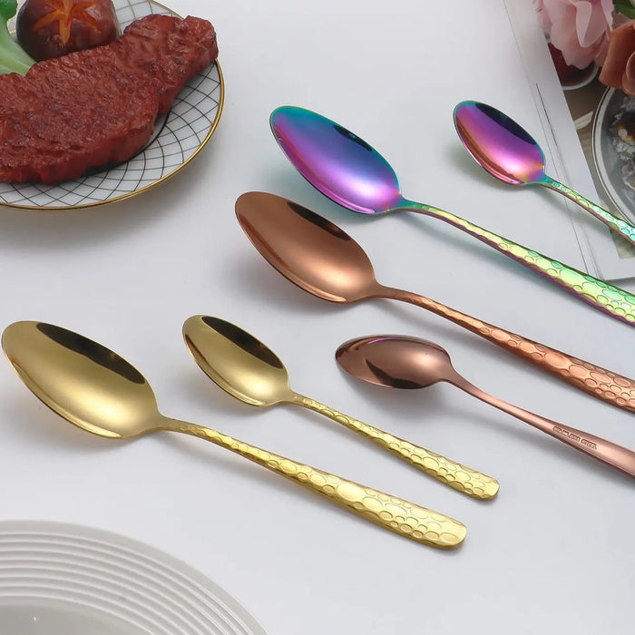 4 / 16 / 24 Piece Stainless Steel Cutlery Set For Family Restaurant Or Home Use