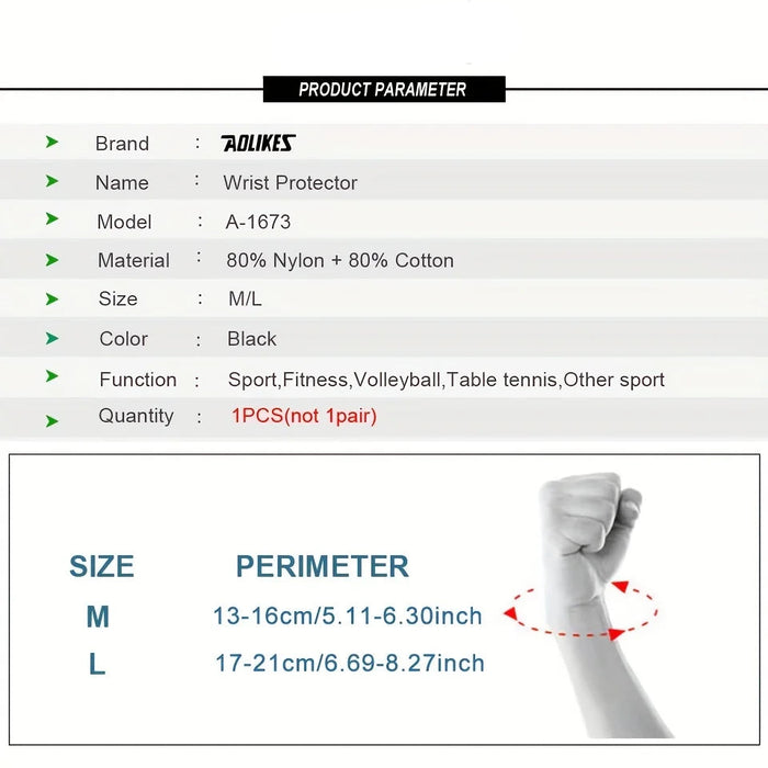 Adjustable Wrist Splint Brace Thumb Support & Stabilizer For Injury Aid