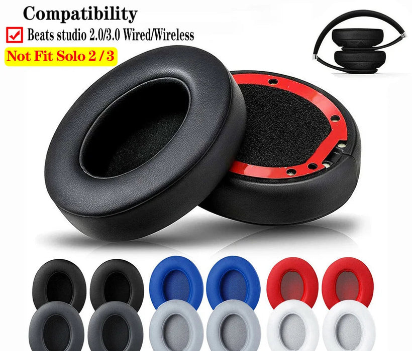 Pair of Studio 3 Ear Pads Replacement Cushions For Studio3 Headphones