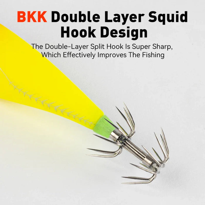 5Pcs Luminous Squid Jig For Saltwater Fishing