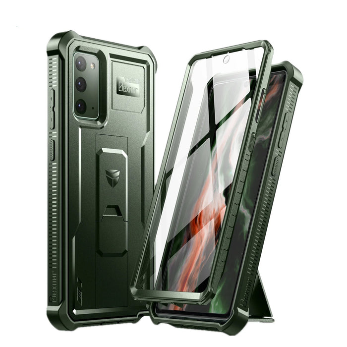 For Samsung Galaxy Note 20 Full Body Heavy Duty Military Grade Protection Shockproof Case Bracket With Built In Screen Protector